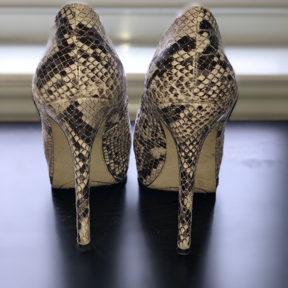 Enzo Angioloni Python Platform Heels - Picture 4 of 6
